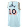 Dres San Antonio Spurs Jeremy Sochan Nike 2024-25 City Edition Plava Swingman